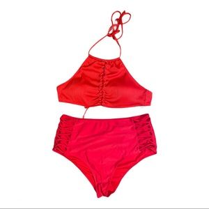 Rue21 bikini red size 1X